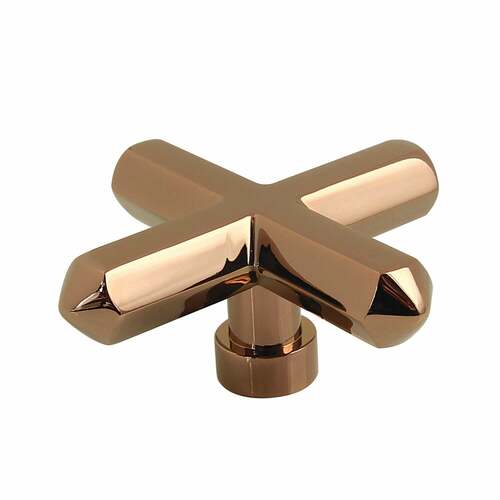 Kingston Brass KZH446CHXRG Rose Gold Metal Cross Handle