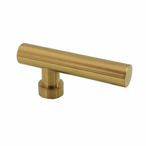 Kingston Brass KZH446CMLBG Brushed Gold Metal Lever Handle