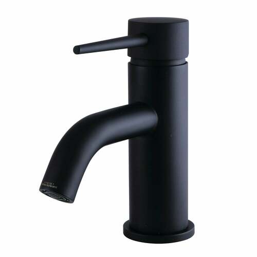 Kingston Brass LS8220NYL New York Matte Black One-Handle Single-Hole Bathroom Faucet with Drain