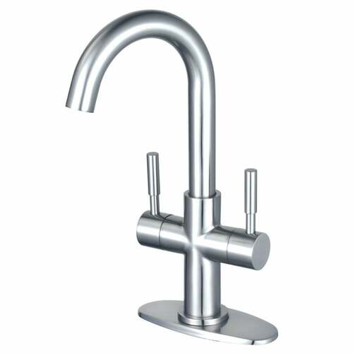 Kingston Brass LS8551DL Concord Double-Handle Bar Faucet in Polished Chrome