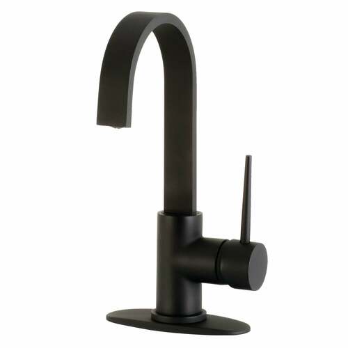 Kingston Brass LS8610NYL New York Matte Black Single-Handle Bar Faucet