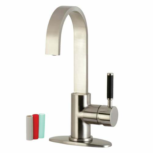 Kingston Brass LS8618DKL Kaiser Brushed Nickel Single-Handle Bar Faucet