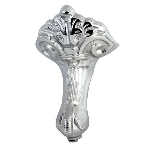 Kingston Brass NHVCTZB1 Aqua Eden 4-Piece Eagle Claw Cast Iron Tub Feet, Polished Chrome