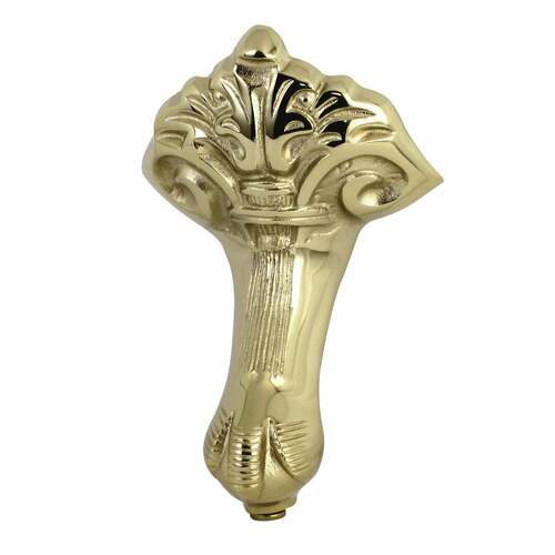Kingston Brass NHVCTZB2 Aqua Eden 4-Piece Eagle Claw Cast Iron Tub Feet, Polished Brass