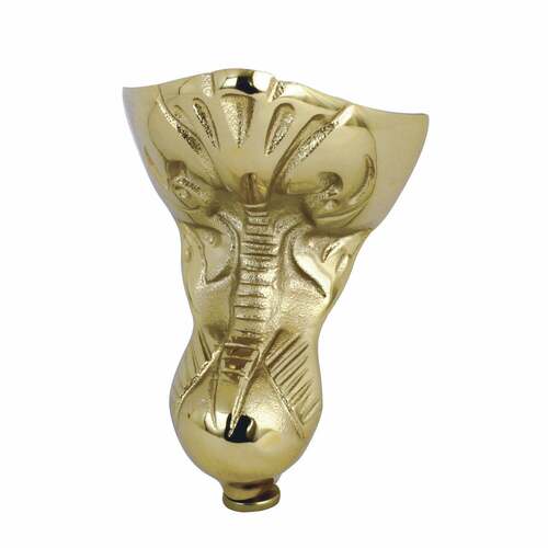 Kingston Brass NHVCTZT2 Aqua Eden 4-Piece Eagle Claw Brass Tub Feet Set, Polished Brass