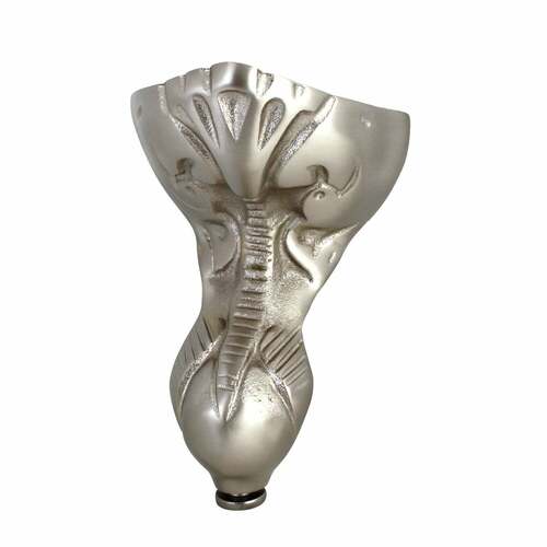 Kingston Brass NHVCTZT8 Aqua Eden 4-Piece Eagle Claw Brass Tub Feet Set, Brushed Nickel