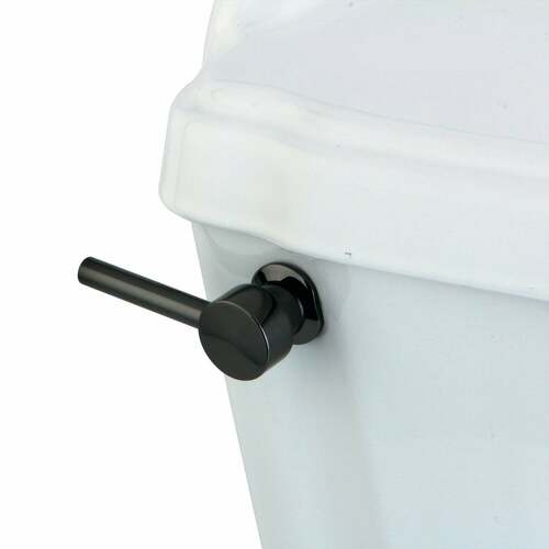 Kingston Brass NKTDL Water Onyx Front Mount Toilet Tank Lever, Black Stainless Steel