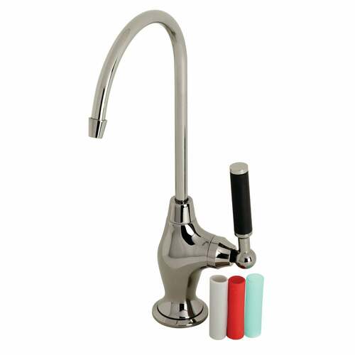 Kingston Brass NS3190DKL Water Onyx Single-Handle Filtration Faucet, Black Stainless Steel