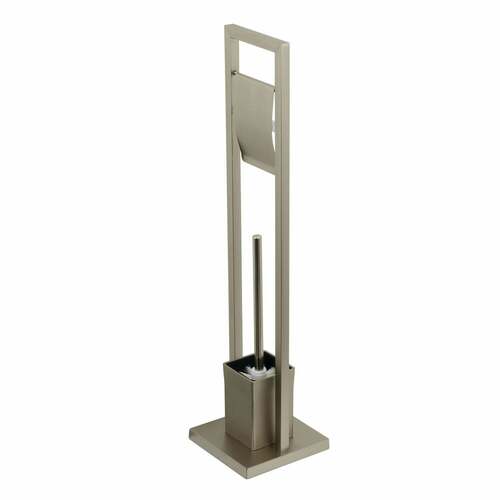 Kingston Brass SCC8348 Brushed Nickel Pedestal Toilet Paper Brush Holder