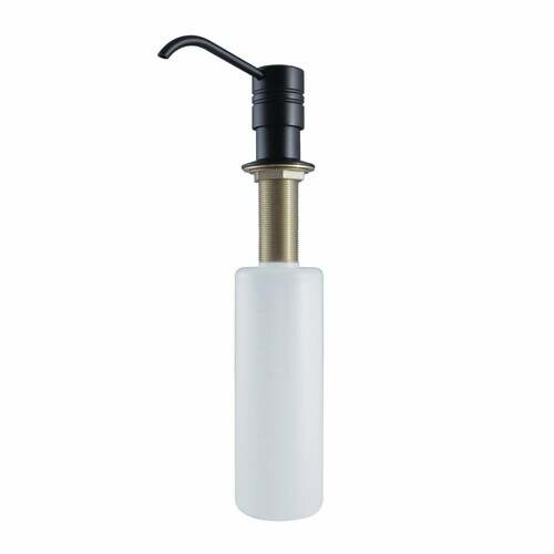 Kingston Brass SD2610MB Matte Black Straight Nozzle Metal Soap/Lotion Dispenser