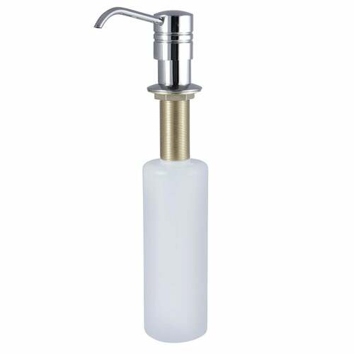 Kingston Brass SD2616 Polished Nickel Straight Nozzle Metal Soap Dispenser