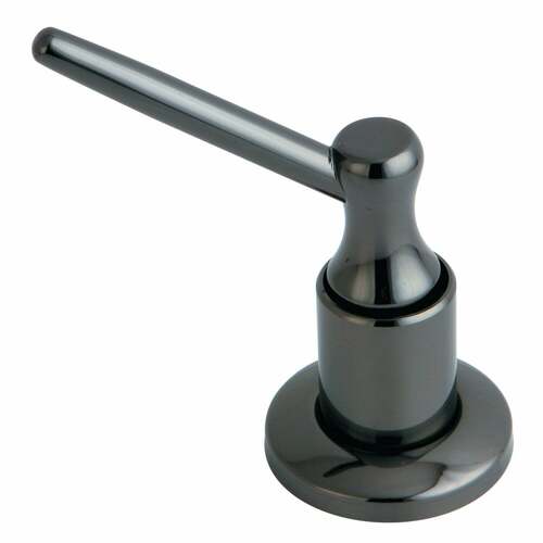 Kingston Brass SD3600 Water Onyx Black Stainless Steel Soap Dispenser