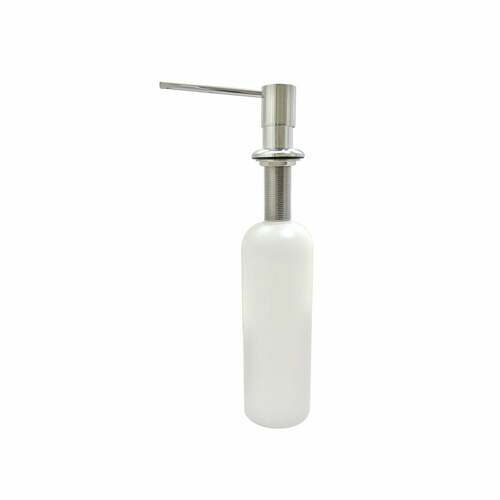 Kingston Brass SD3711 Naples 17 oz Polished Chrome Soap Dispenser with Straight Nozzle