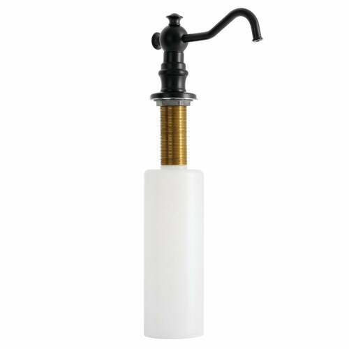 Kingston Brass SD7600MB Vintage Victorian Matte Black Metal Soap Dispenser