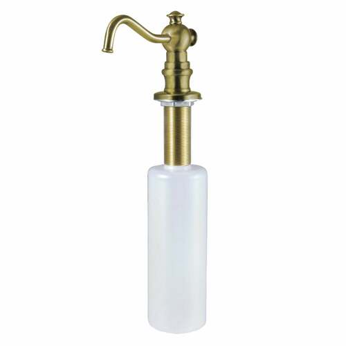 Kingston Brass SD7603 Victorian Antique Brass Soap Dispenser with Metal Spout