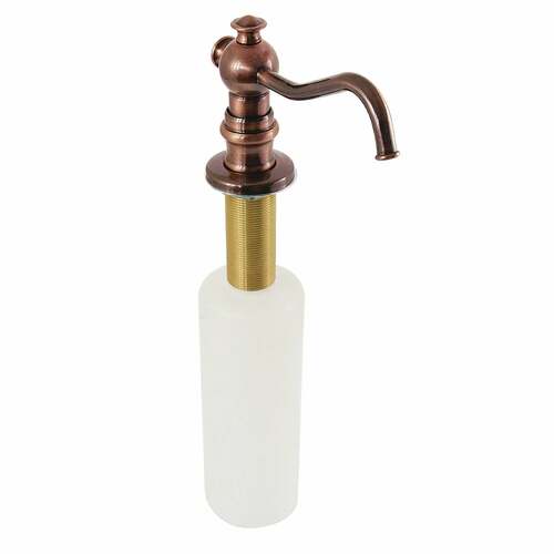 Kingston Brass SD7606AC Antique Copper Victorian Spout Metal Soap Dispenser