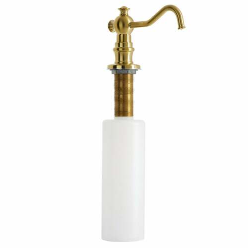 Kingston Brass SD7607 Victorian Brushed Brass Soap Dispenser with Vintage Spout