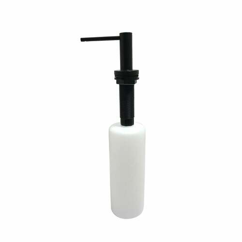 Kingston Brass SD8610 Elinvar Matte Black Stainless Steel Soap Dispenser, 17 oz