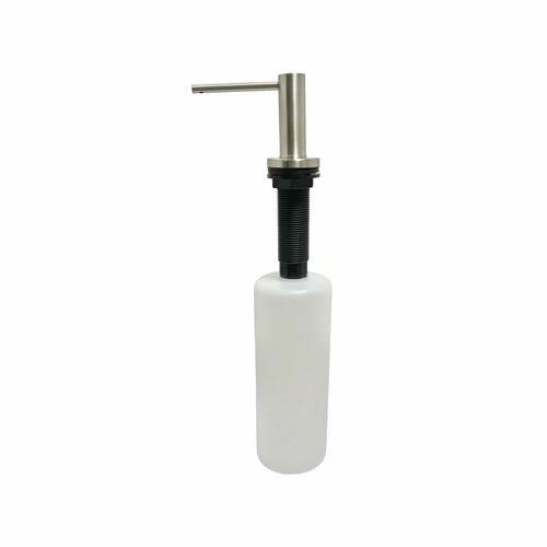 Kingston Brass SD8618 Elinvar Brushed Nickel Stainless Steel Soap Dispenser, 17 oz
