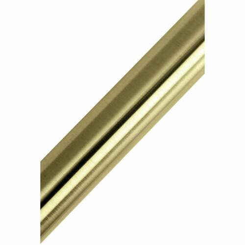 Kingston Brass SR607 Edenscape Adjustable Shower Curtain Rod, 60-72 Inch, Brushed Brass