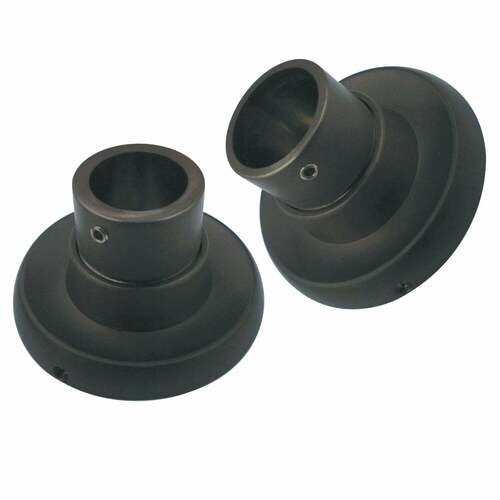 Kingston Brass SRP315 Edenscape Brass Shower Rod Base, Oil Rubbed Bronze