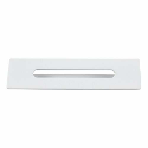 Kingston Brass TC401W Made To Match Matte White Bathtub Overflow Cover
