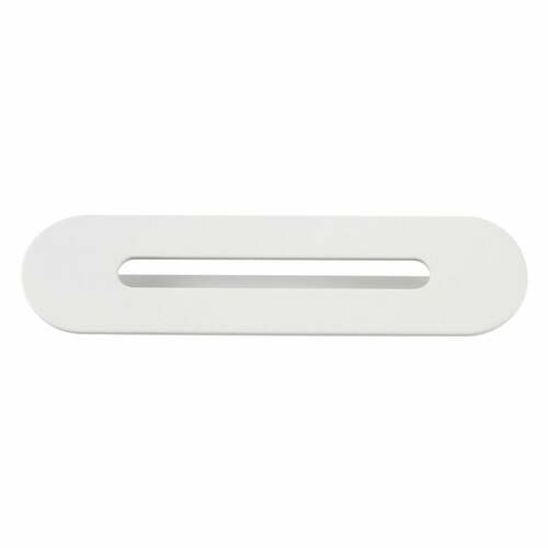 Kingston Brass TC402W Matte White Bathtub Overflow Hole Cover by Made To Match