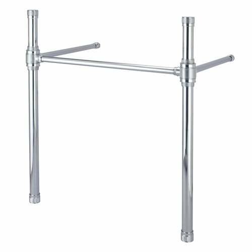 Kingston Brass VBH2619331 Convergent Brass Knurled Console Sink Legs - Polished Chrome