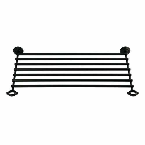 Kingston Brass VBHSB28180 Covington Matte Black Storage Shelf for VBH281833x Series