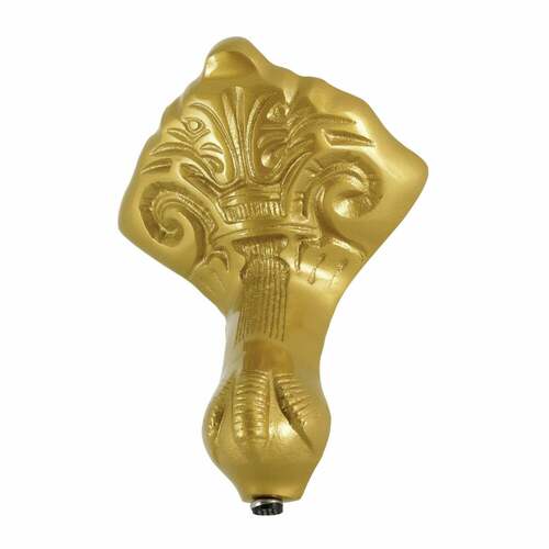 Kingston Brass VCTNF7 Aqua Eden 4-Piece Eagle Claw Cast Iron Tub Feet, Brushed Brass
