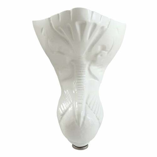 Kingston Brass VCTSWH Aqua Eden 4-Piece Eagle Claw Cast Iron Tub Feet Set, White
