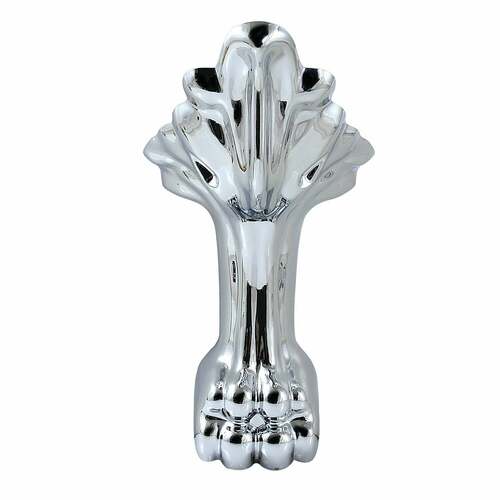 Kingston Brass VFMCWA1 Aqua Eden Lion Paw Aluminum Tub Feet Set, Polished Chrome, 4-Piece