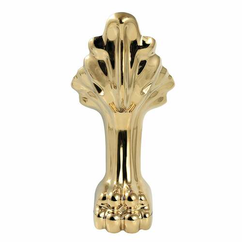 Kingston Brass VFMCWA2 Aqua Eden Lion Paw Aluminum Tub Feet Set, Polished Brass - 4 Pieces