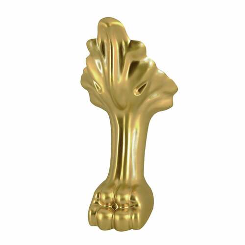 Kingston Brass VFMCWA7 Aqua Eden 4-Piece Lion Paw Aluminum Tub Feet Set, Brushed Brass