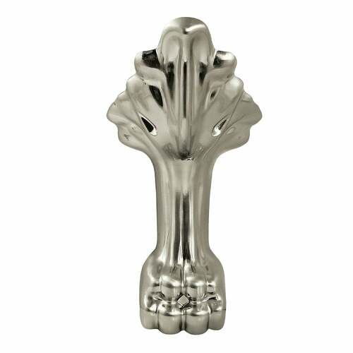 Kingston Brass VFMCWA8 Aqua Eden Lion Paw Aluminum Tub Feet Set, Brushed Nickel - 4 Pieces