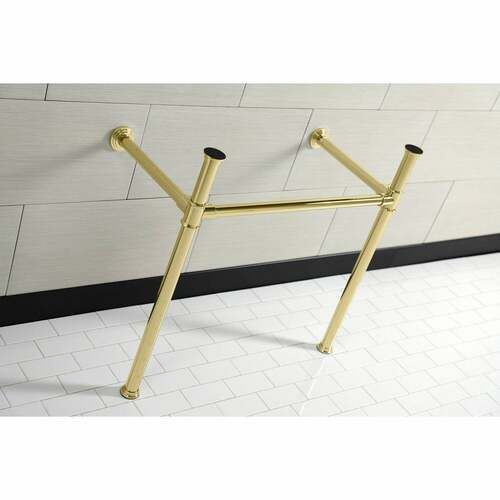 Kingston Brass VPB13682 Polished Brass Stainless Steel Console Sink Legs