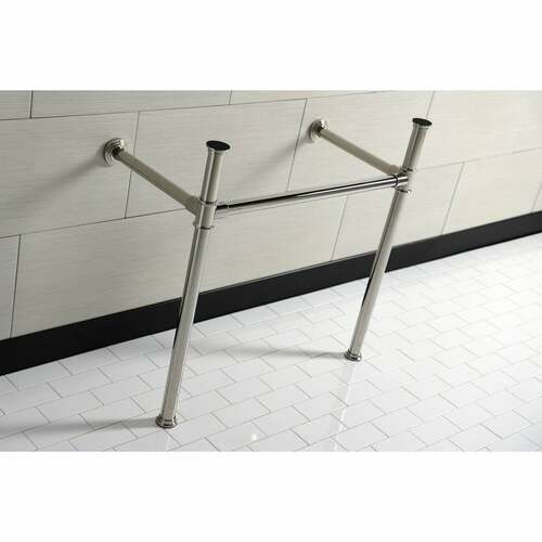Kingston Brass VPB13686 Polished Nickel Stainless Steel Console Sink Legs