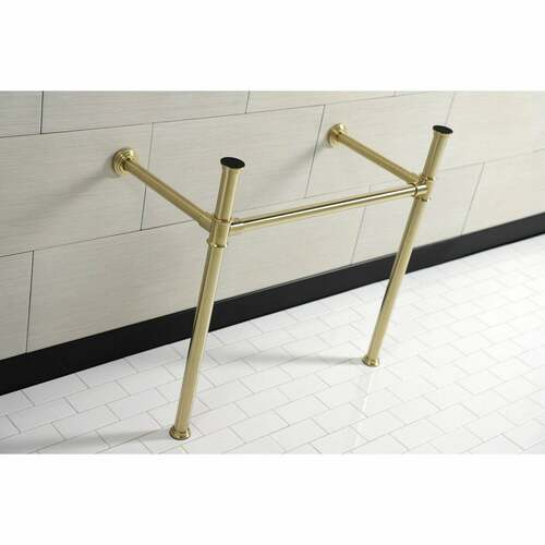 Kingston Brass VPB13687 Brushed Brass Stainless Steel Console Sink Legs