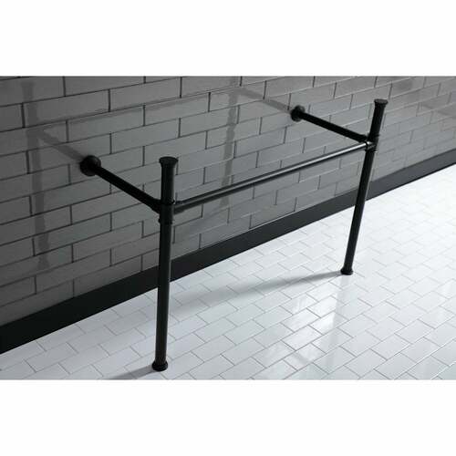 Kingston Brass VPB14880 Matte Black Stainless Steel Console Legs
