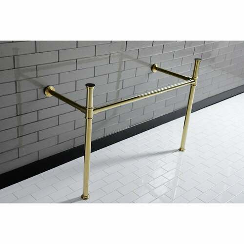 Kingston Brass VPB14882 Polished Brass Stainless Steel Console Legs