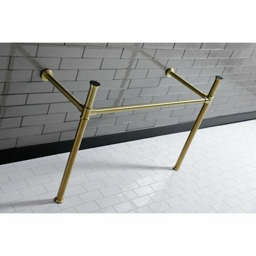 Kingston Brass VPB14887 Brushed Brass Stainless Steel Console Legs
