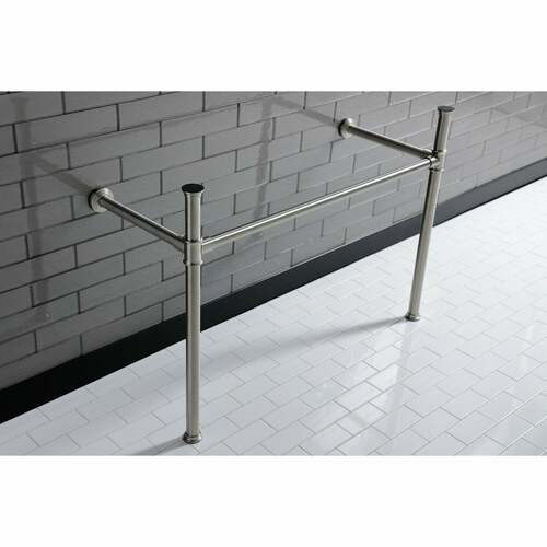 Kingston Brass VPB14888 Brushed Nickel Stainless Steel Console Legs