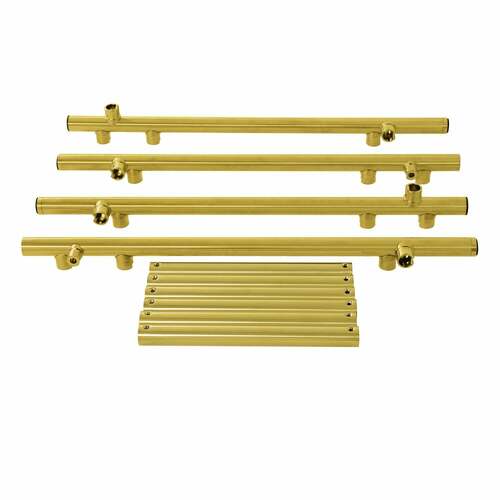 Kingston Brass VPB2216307P Fauceture Brushed Brass Console Sink Leg Support