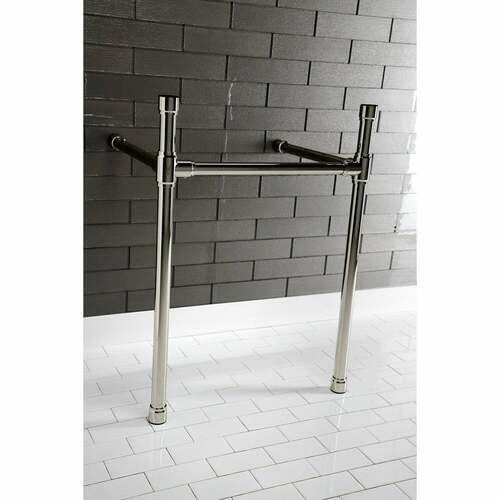 Kingston Brass VPB2218336 Polished Nickel Stainless Steel Console Sink Legs