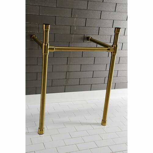 Kingston Brass VPB2218337 Brushed Brass Stainless Steel Console Sink Legs