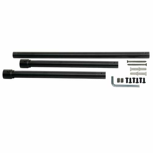 Kingston Brass VPB2818330H Dreyfuss Matte Black Console Sink Leg Wall Support