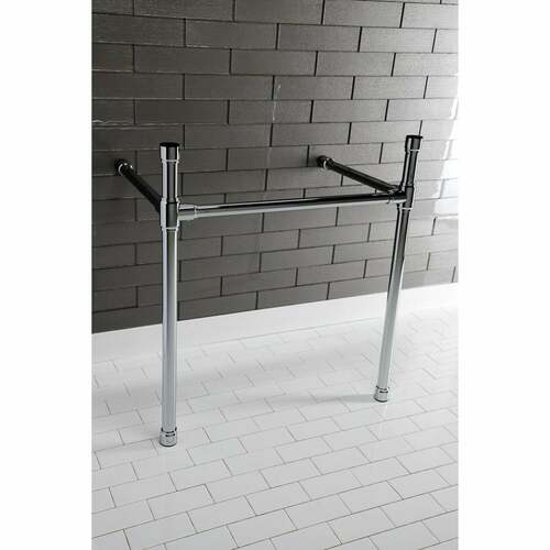 Kingston Brass VPB2818331 Polished Chrome Stainless Steel Console Sink Legs