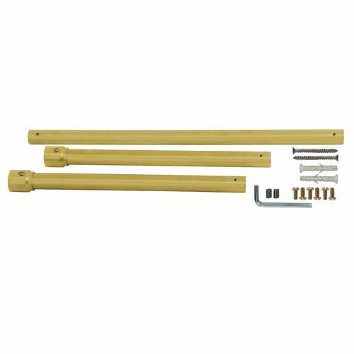 Kingston Brass VPB2818337H Dreyfuss Brushed Brass Console Sink Leg Wall Support