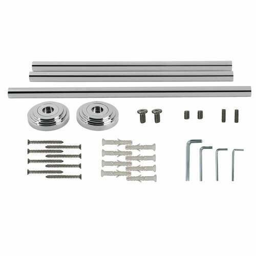 Kingston Brass VPB30161H Edwardian Console Sink Leg Wall Support - Polished Chrome