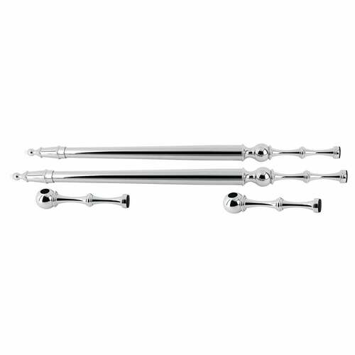 Kingston Brass VPB30161P Edwardian Console Sink Leg Support - Polished Chrome
